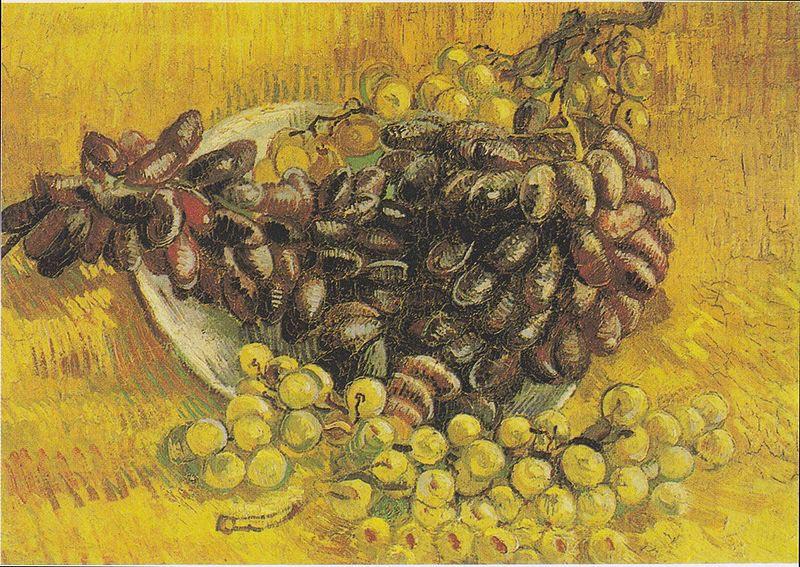 Still Life with Grapes, Vincent Van Gogh